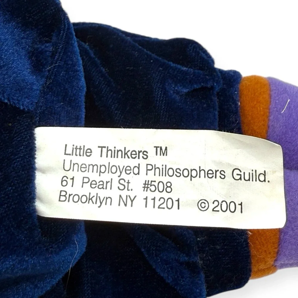 VTG 2001 Shakespeare Little Thinkers Plush Doll Unemployed Philosophers Guild